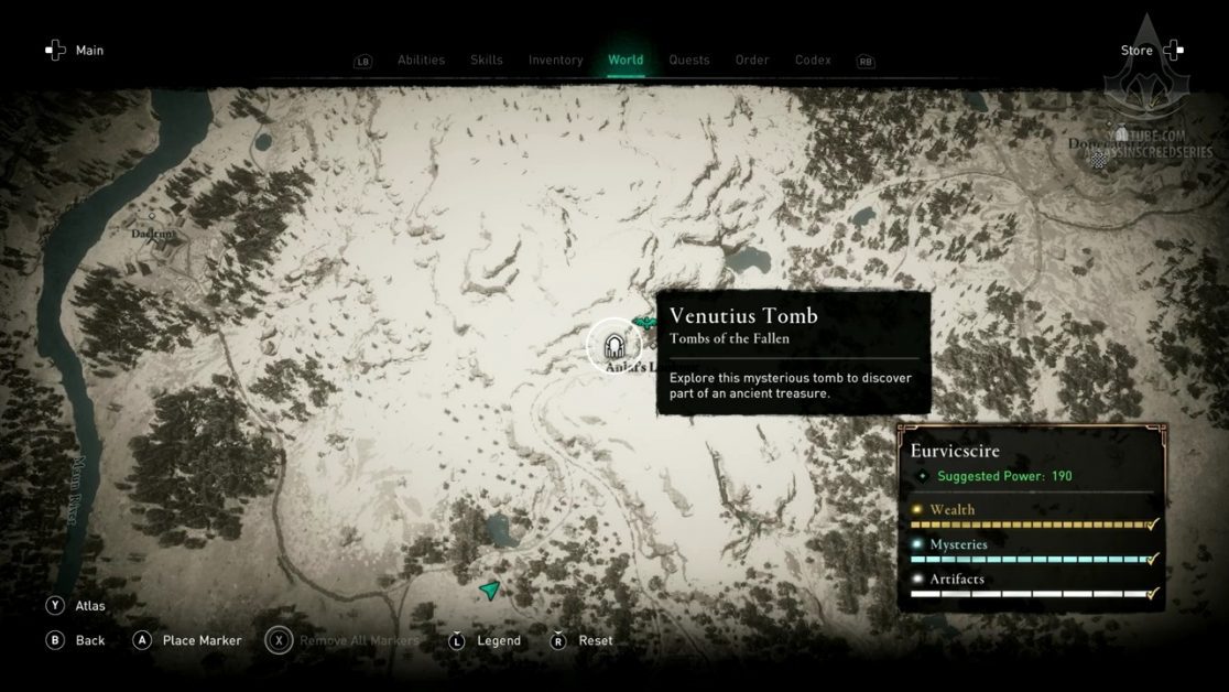 Venutius Tomb Guide Assassins Creed Valhalla Tombs Of The Fallen