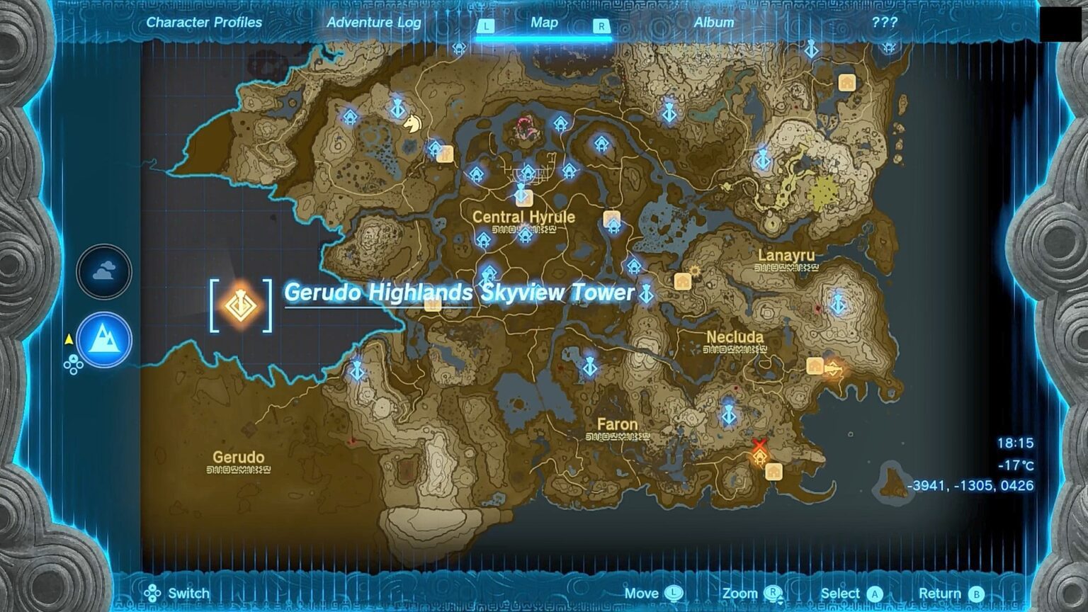 Gerudo Highlands Skyview Tower Legend Of Zelda Tears Of The Kingdom