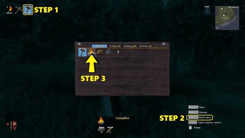 How to make a fire/campfire