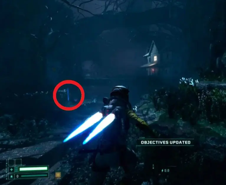 Selene’s house Key location