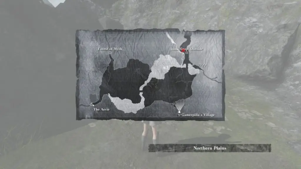 Aerie map in Nier Replicant