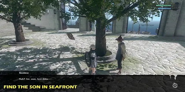 Runaway Son at Seafront