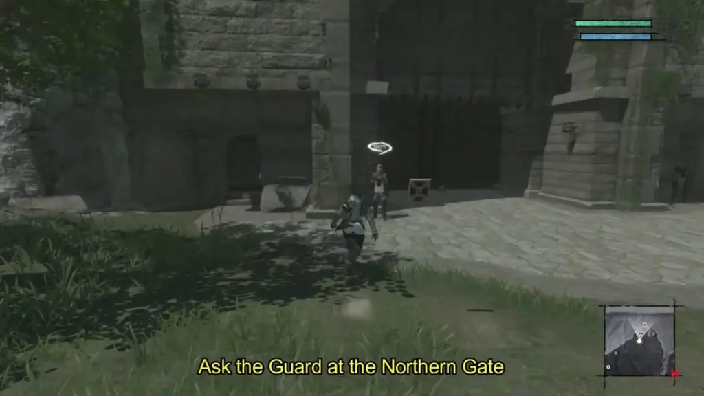 Gurad at Northern Gate Nier Replicant