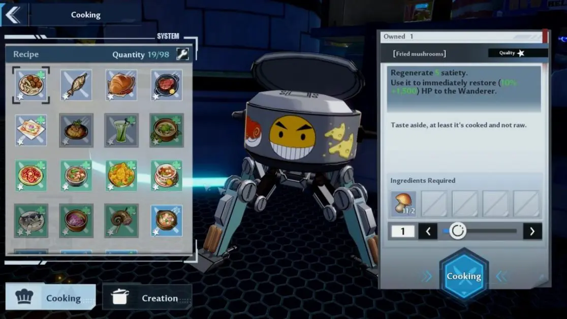 All Food Recipes in Tower of Fantasy | Cooking Guide