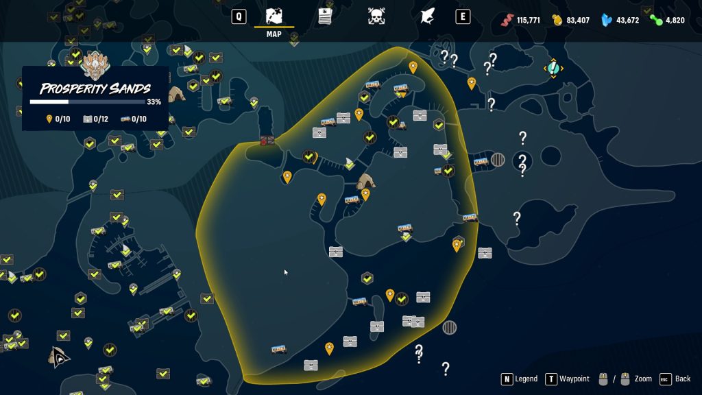 Maneater Prosperity Sands All Collectible Locations License Plates