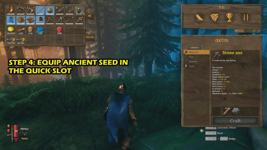 Ancient seeds for Elder Boss