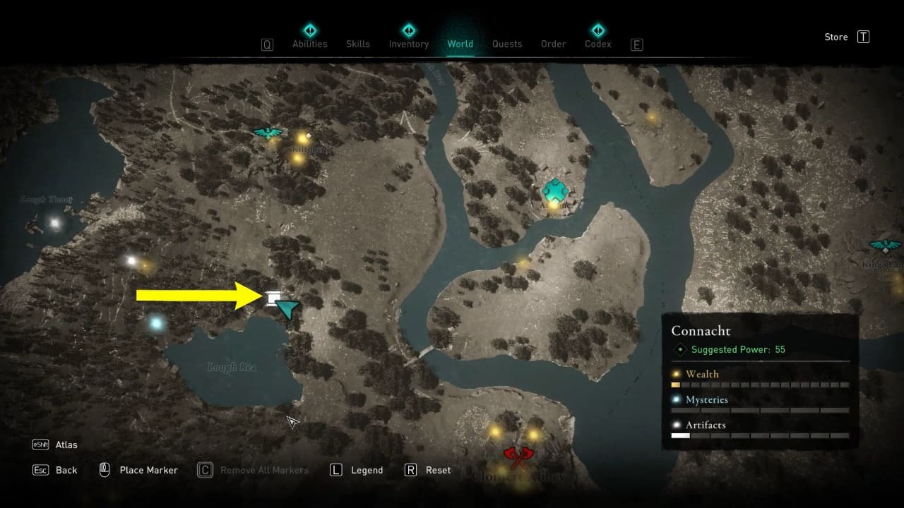 All Treasure Hoard Map Location & Solution in Connacht AC Valhalla GAMERPILLAR