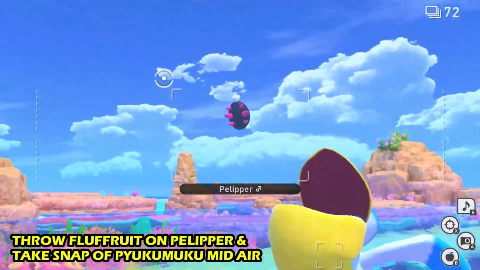 pokemon snap art in flight