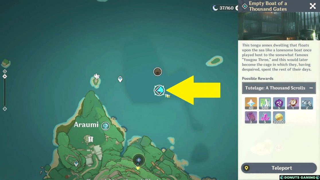 How to Unlock Empty Boat of a Thousand Gates Domain | Inazuma | Genshin ...