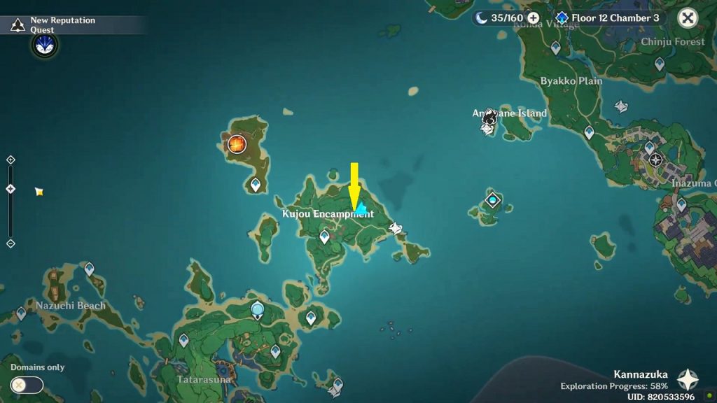 Iwakura Out Hidden Luxurious Chest & Achievement Narukani, Inazuma