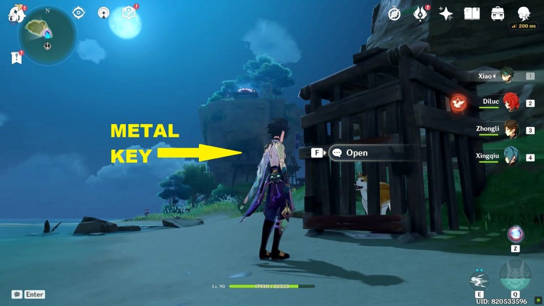 Key locations