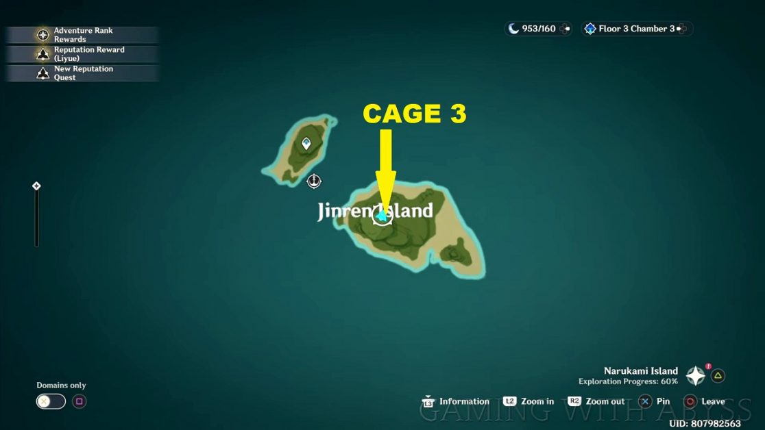 Jinren Island All 5 Cage Key Locations Genshin Impact 2.0 GAMERPILLAR