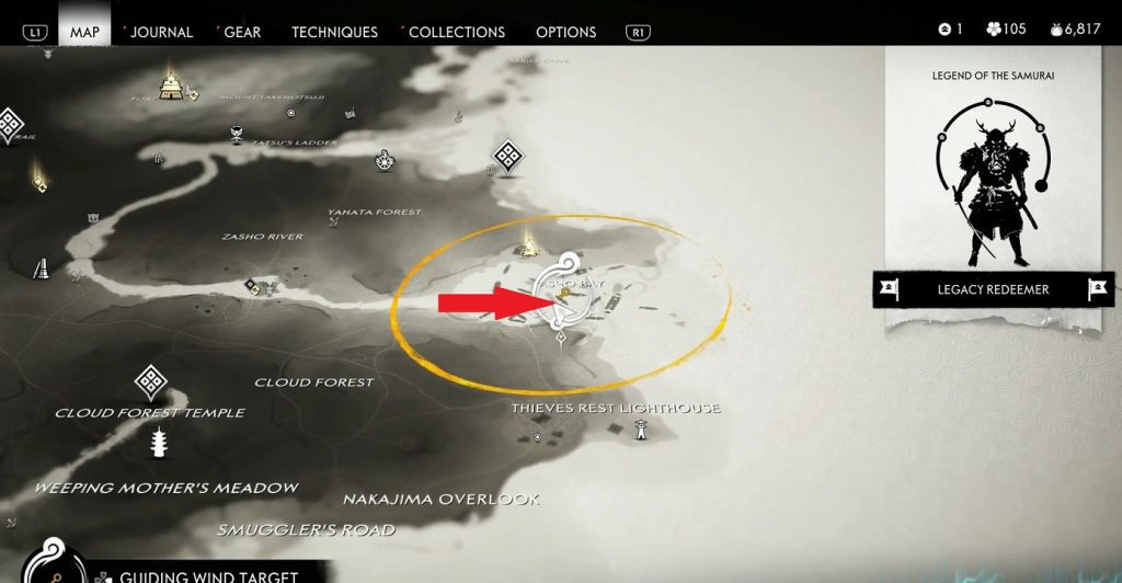 ghost of tsushima iki island map