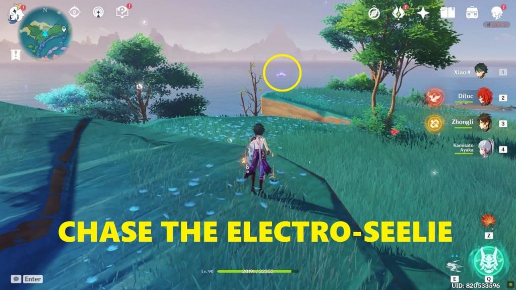 Watasumi Island All Seelie Locations (Air & Electro Seelie) Genshin