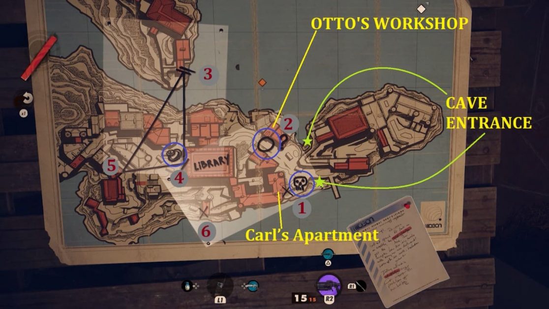 Updaam Cave Safe Code Puzzle Solution Triangle Map Deathloop