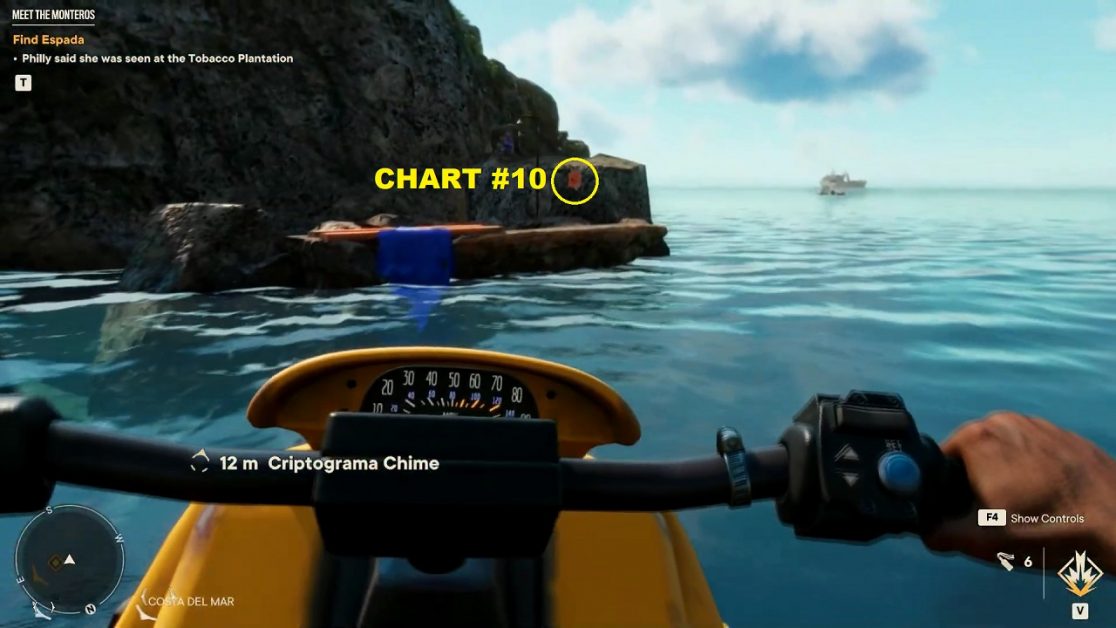 Costa Del Mar: Criptograma Chest & Charts Locations  Madrugada  Far 