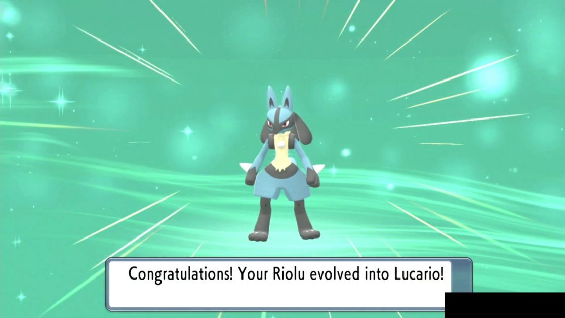 What level does riolu evolve brilliant diamond