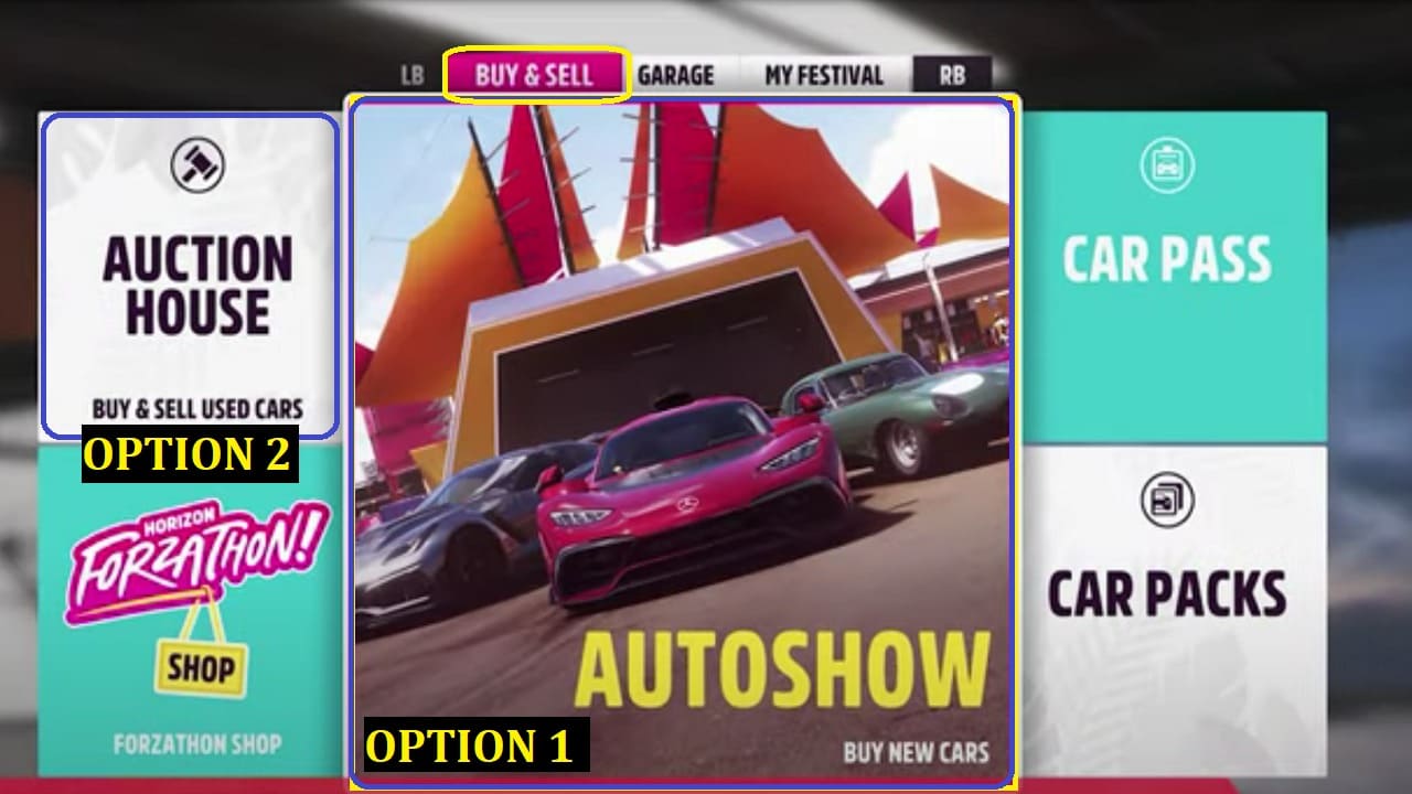 How to Sell, Buy, or Gift Cars in Forza Horizon 5 Guide GAMERPILLAR