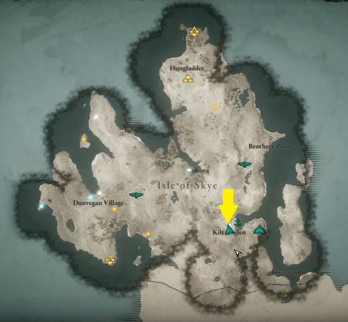Isle of Skye Hoard Map Treasure Assassin's Creed Valhalla 