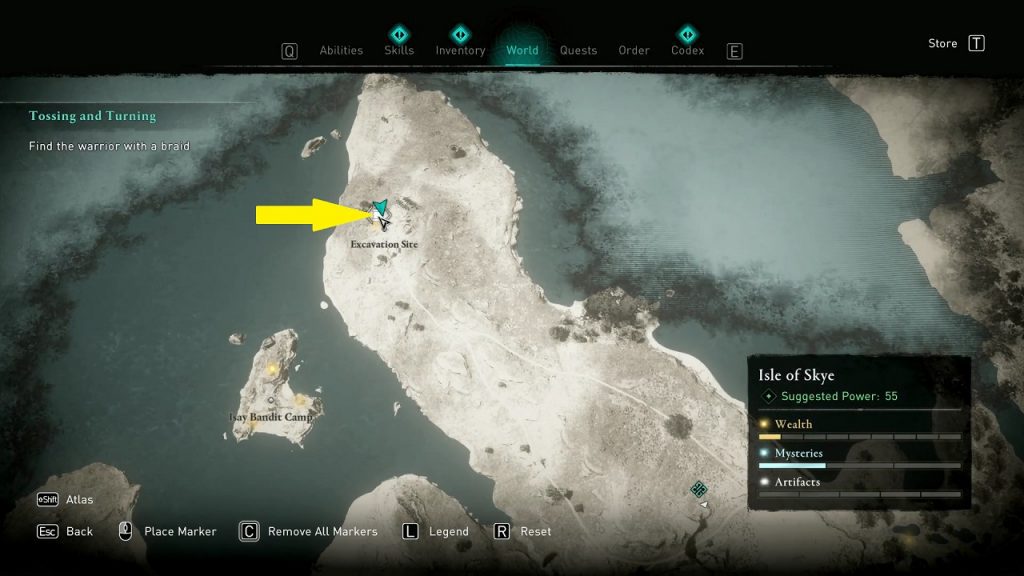Skye Hoard Map Treasure Location Isle Of Skye Assassins Creed Valhalla