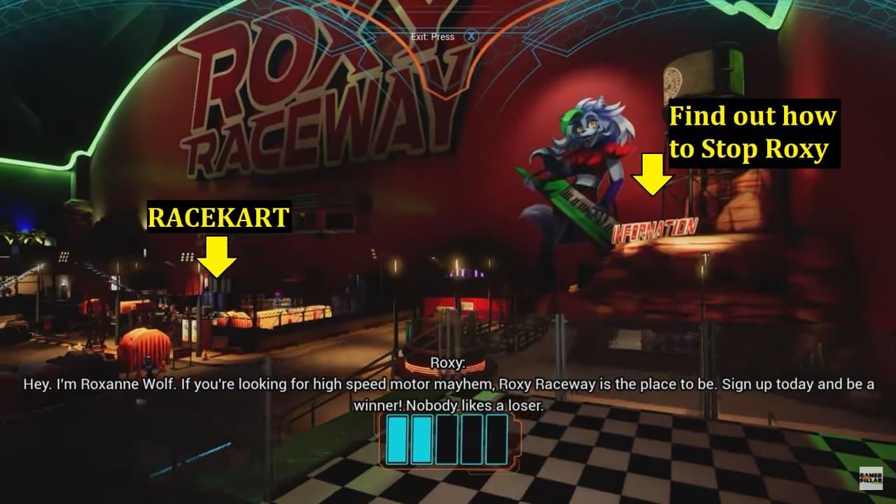 Roxy’s Weakness Find out how to Stop Roxy, Find Racekart & Find Robot