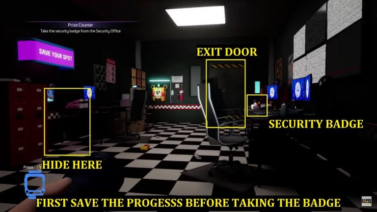 Survive Until Freddy Shuts Down The Alarm Prize Counter – Find the Prize Counter Security Office | Five Nights at