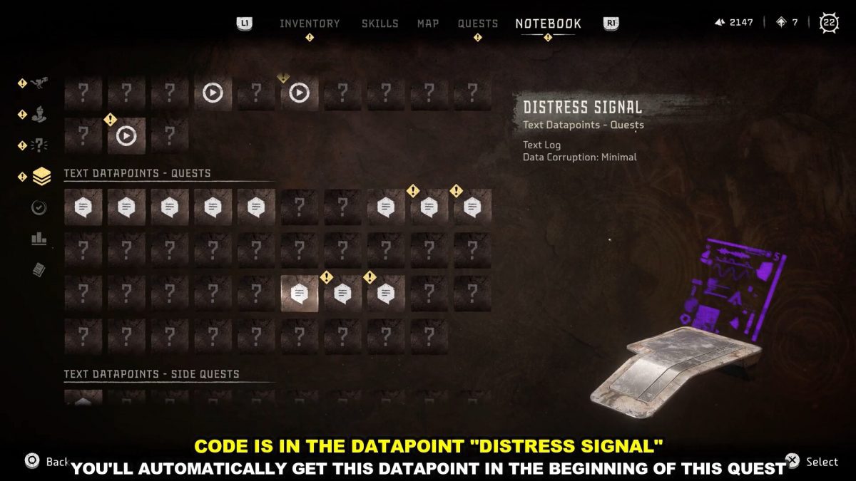 Cradle of Echoes Code Location Horizon Forbidden West GAMERPILLAR