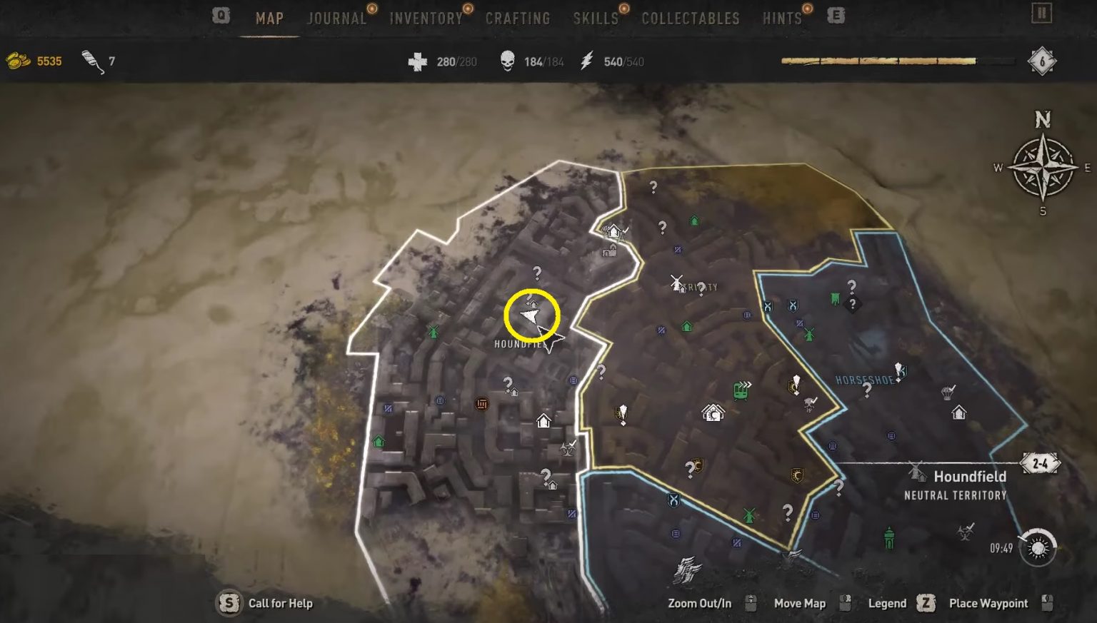 All 43 Old Villedor Inhibitors Locations Guide Dying Light 2 GAMERPILLAR