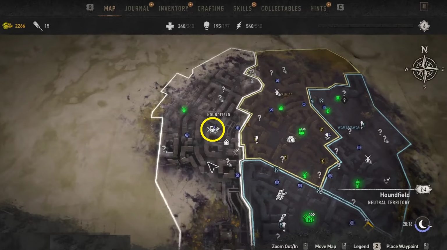 All 43 Old Villedor Inhibitors Locations Guide Dying Light 2 GAMERPILLAR