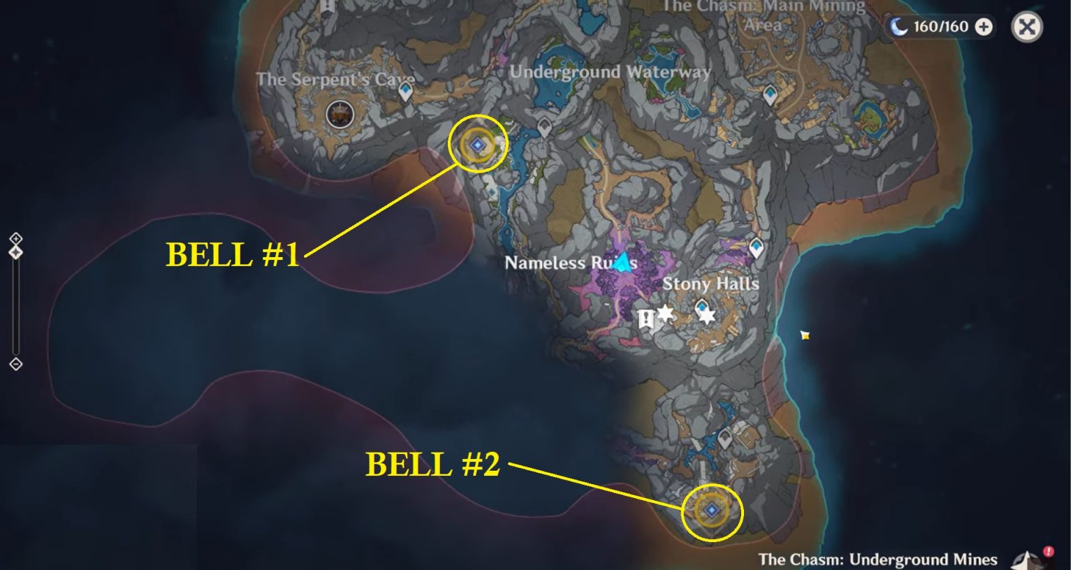 Genshin Impact: Ring the two bells on either side of the ruins | Perils ...