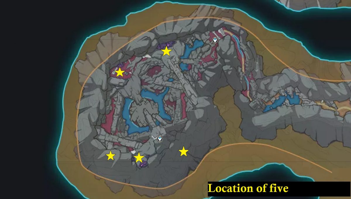 Crystals Locations