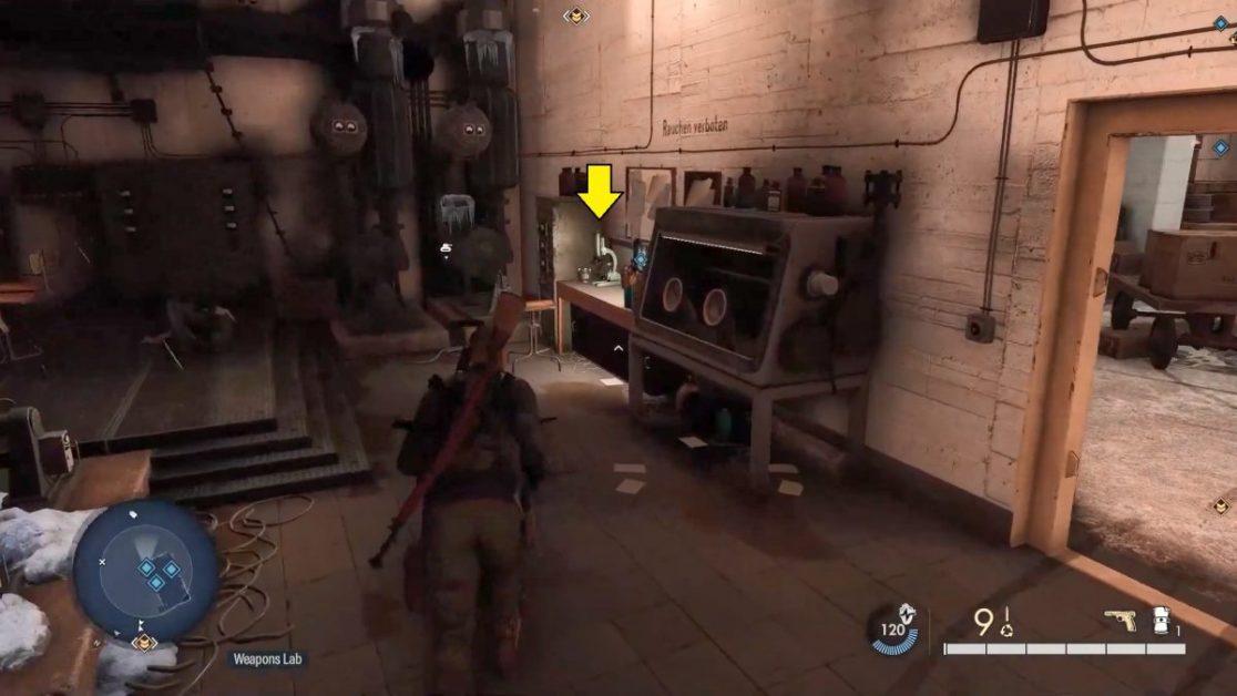 Raid & Investigate Weapons Lab | Mission 7 Secret Weapons | Sniper ...