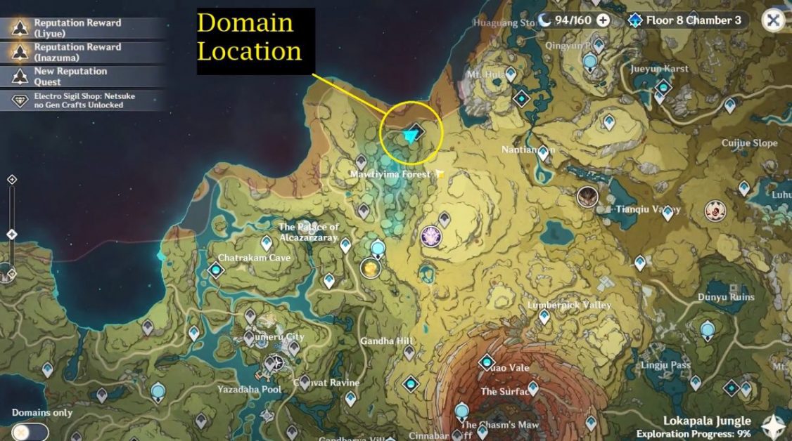 How to Unlock Under The Umbrella’s Shade Domain The Universal Fungus