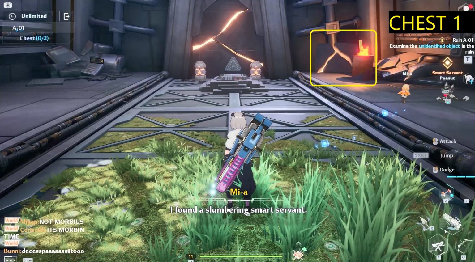 All 2 Ruin A01 Chests Location in Tower of Fantasy GAMERPILLAR