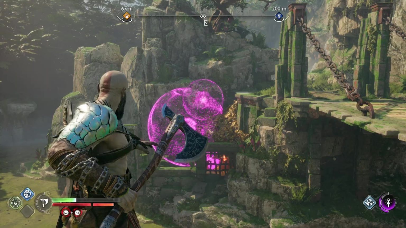 Cliffside Ruins Legendary Chest Location God of War Ragnarok