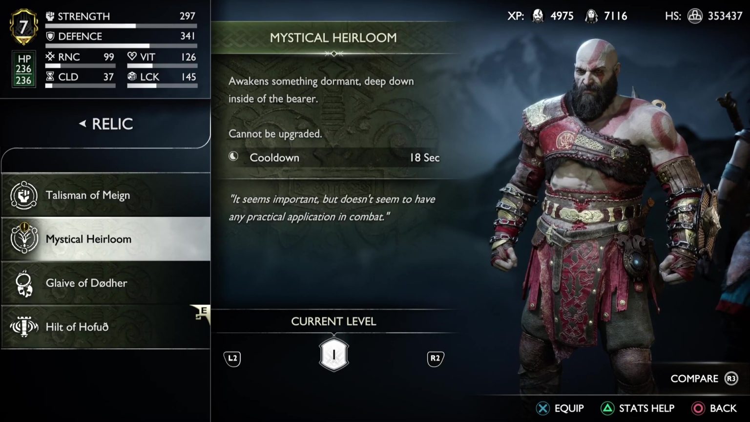 All Relics & Sword Hilts Locations Collector Trophy God of War