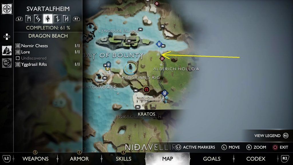 God of War: Ragnarok  Fruits of Industry Treasure Map Guide 