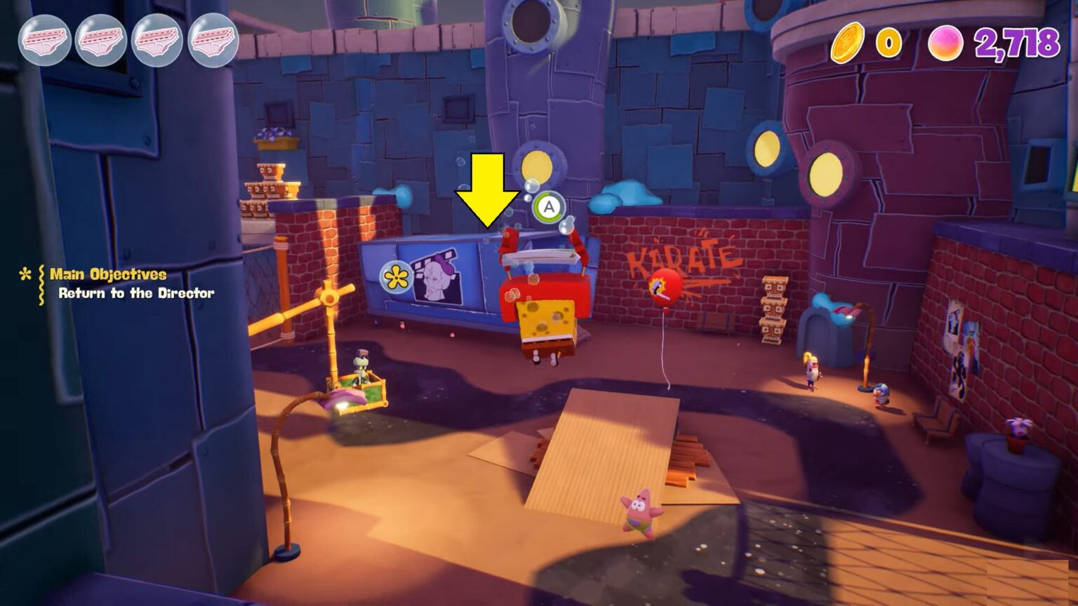 Karate Downtown Bikini Bottom All Golden Spatulas Locations