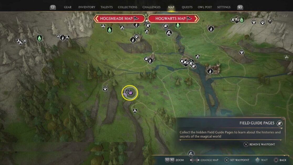 Hogwarts Valley All Field Guide Page Locations Hogwarts Legacy