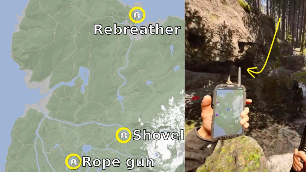 Sons of the Forest Shovel: Location and Functions