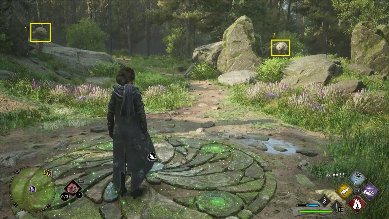 All Lower Hogsfield Merlin Trial Puzzles Hogwarts Legacy GAMERPILLAR