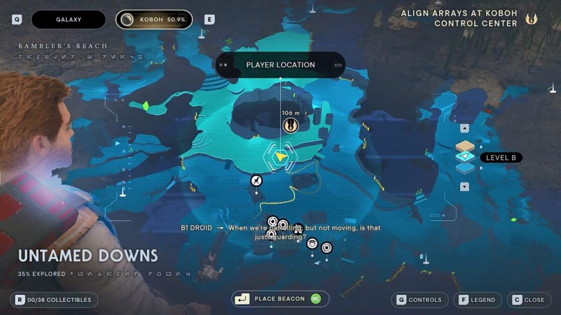 Align Arrays at Koboh Control Center Alignment Control Center Star Wars Jedi Survivor