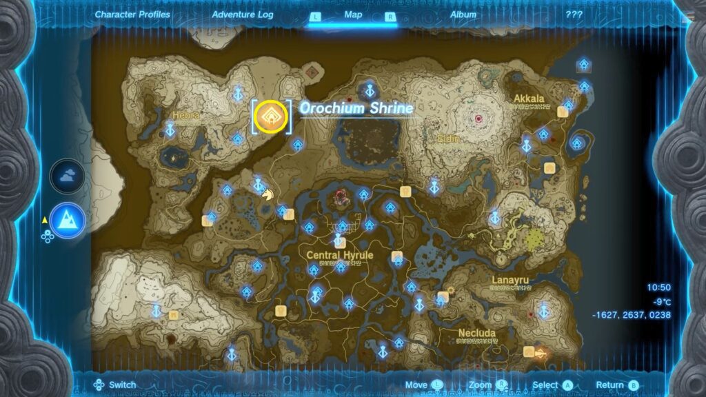 Orochium Shrine Walkthrough and Chest Locations | Zelda Tears Of The ...