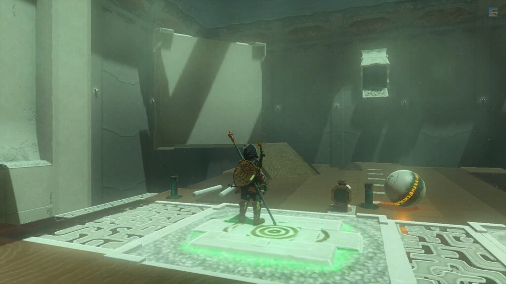 A Bouncy Device Shrine Puzzle Legend of Zelda Tears of the Kingdom 