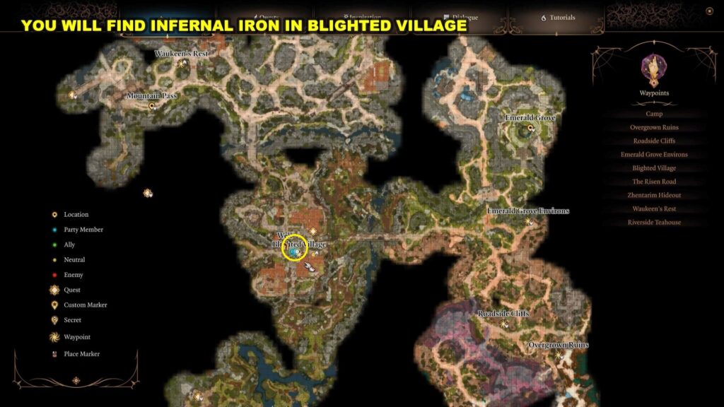 How to Find Infernal Iron in Baldur's Gate 3 (BG3)