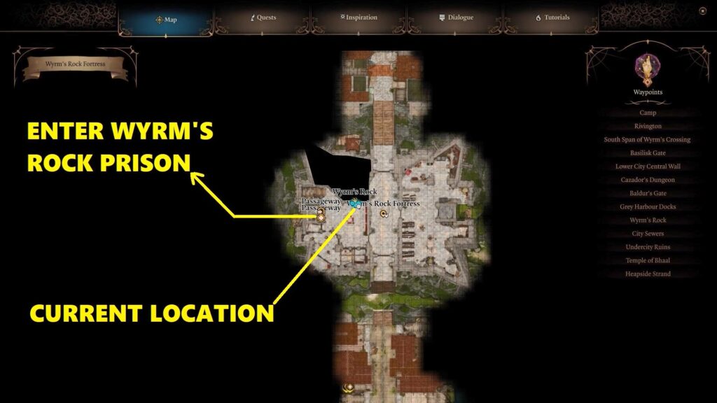 How to Escape Wyrm's Rock Prison in Baldur's Gate 3