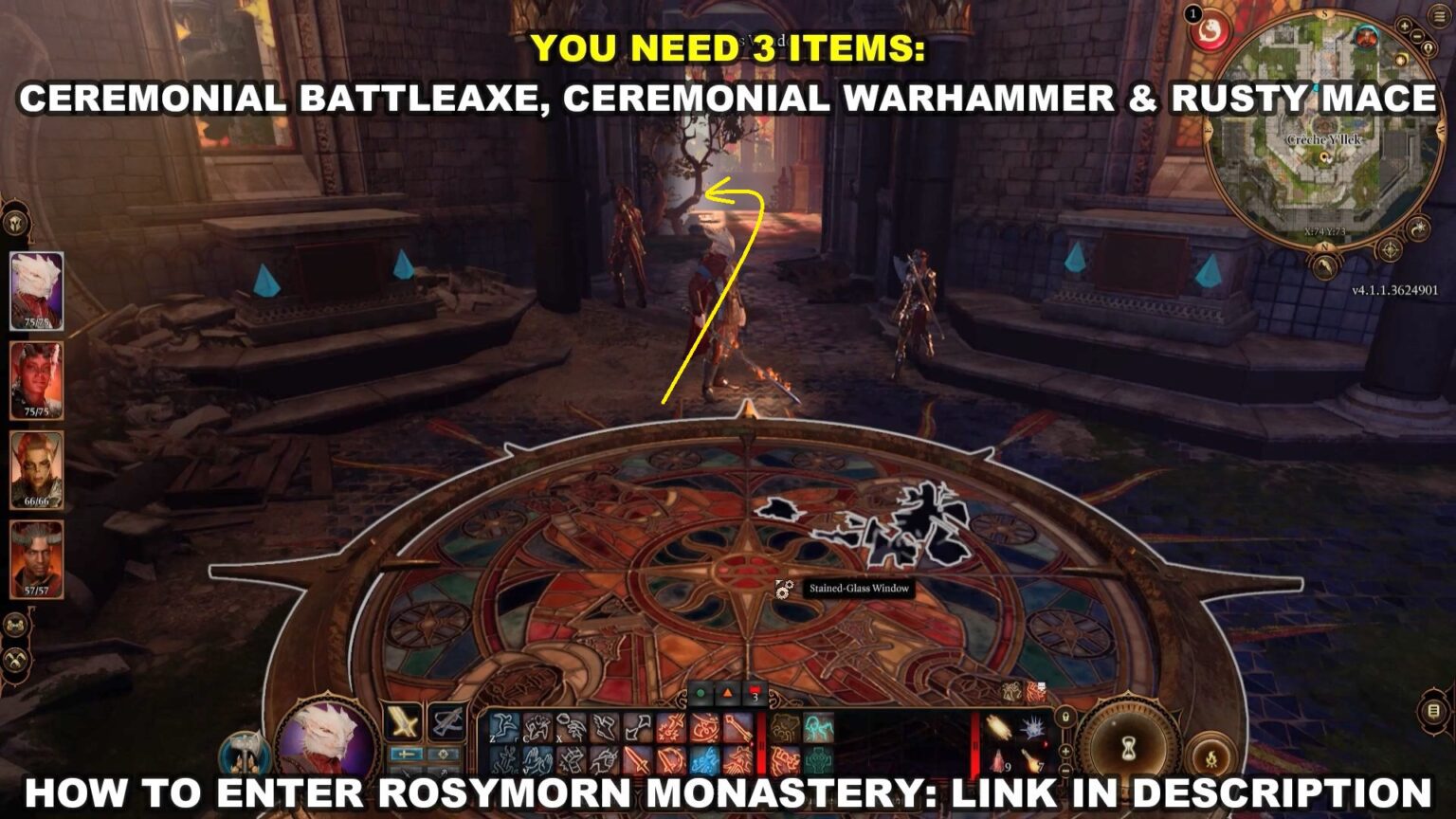 Baldur S Gate 3 Rosymorn Monastery Ceremonial Battleaxe Weapon   2 37 1536x864 