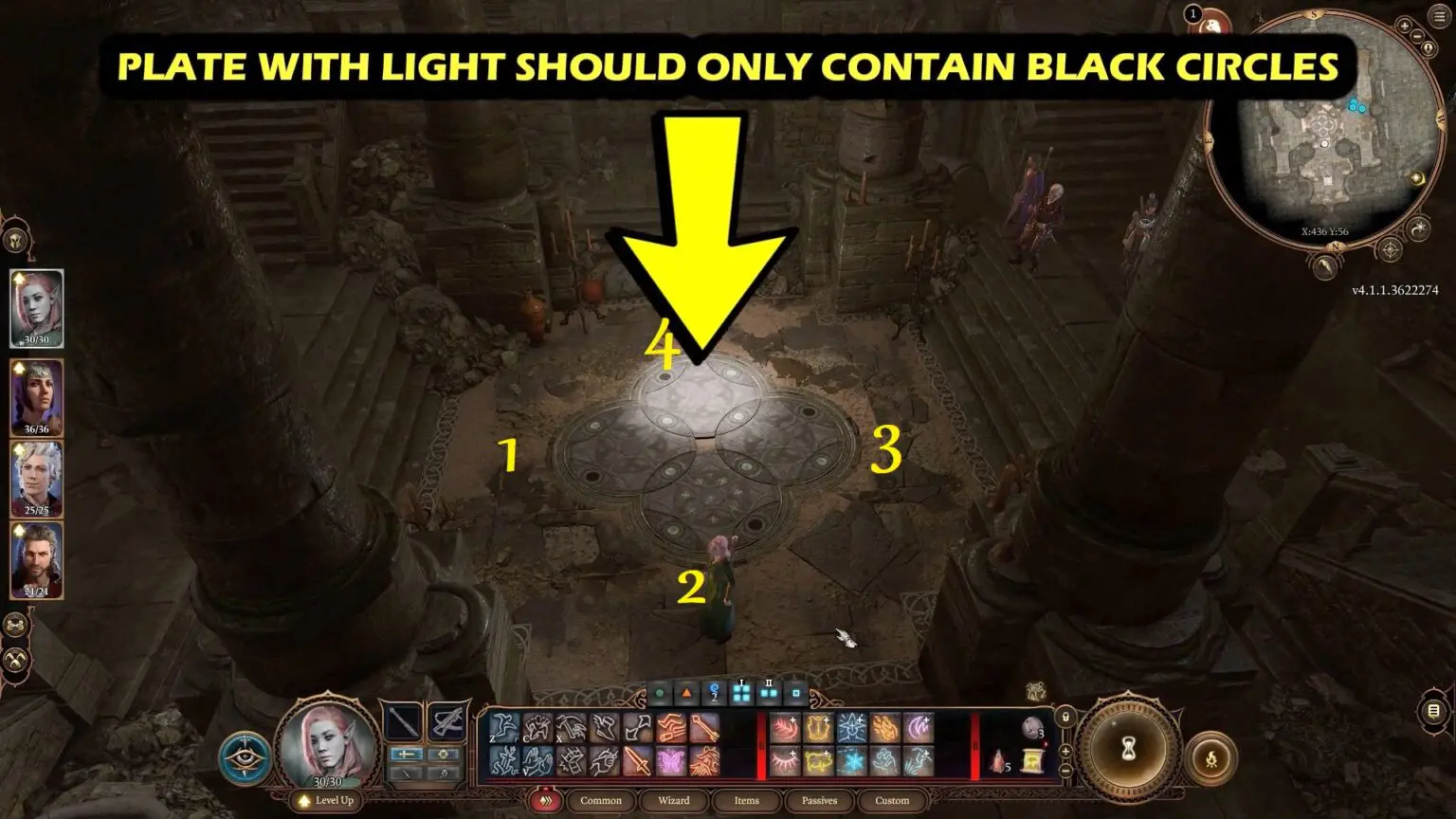 Defiled temple floor puzzle baldur s gate 3 gamerpillar