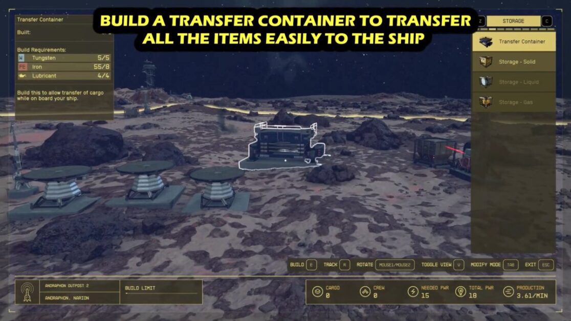 Starfield: How to Use Transfer Containers – GAMERPILLAR