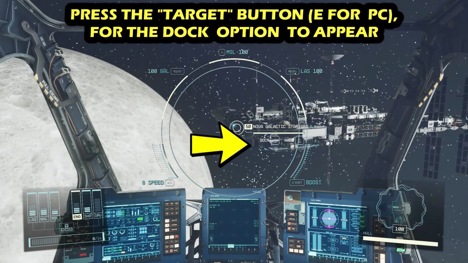 How to Dock With Nova Galactic Staryard Starfield – GAMERPILLAR